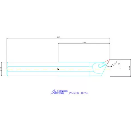 Garant Furatkés, acél 40/16 mm
