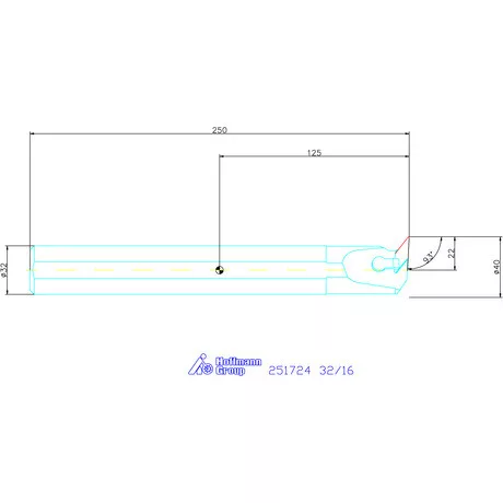 Garant Furatkés, acél 32/16 mm