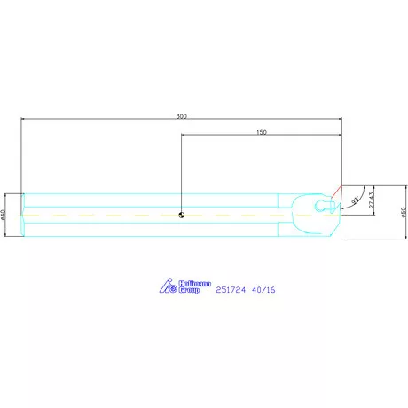 Garant Furatkés, acél 40/16 mm