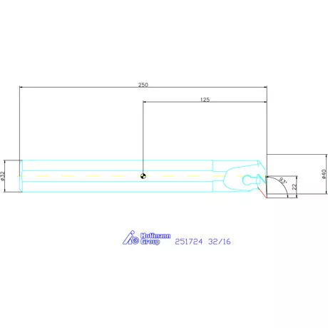 Garant Furatkés, acél 32/16 mm