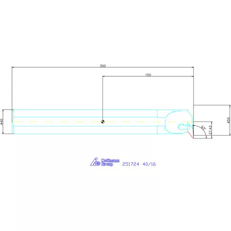Garant Furatkés, acél 40/16 mm