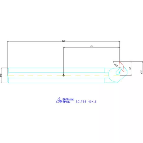 Garant Furatkés, acél 40/16 mm