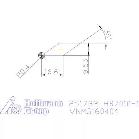 Garant VNMG 160404 HB7010-1