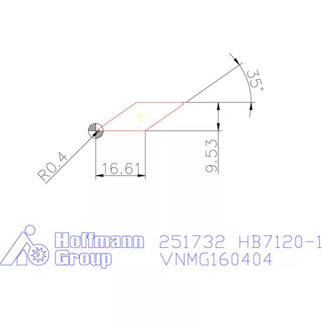 Garant VNMG 160404 HB7120-1