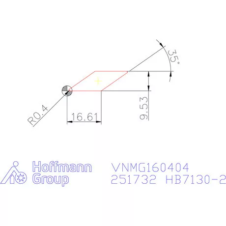 Garant VNMG 160404 HB7130-2