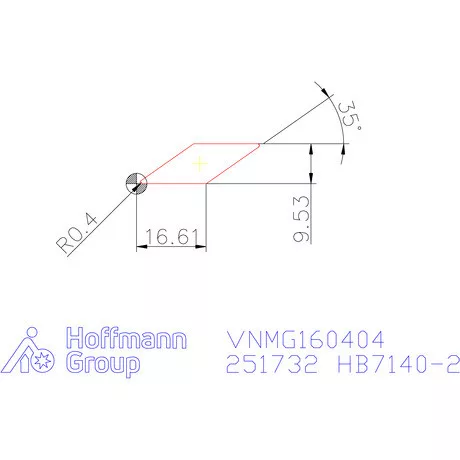 Garant VNMG 160404 HB7140-2