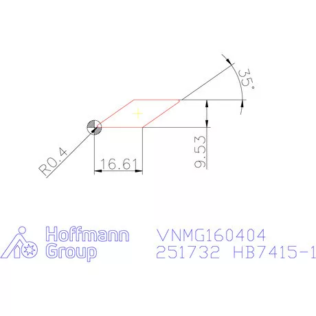 Garant VNMG 160404 HB7415-1