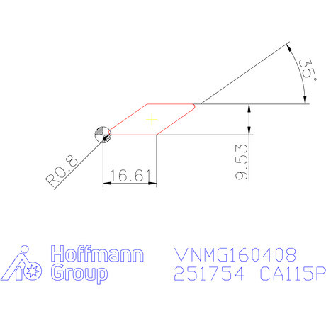 Kyocera VNMG 160408 CA115P