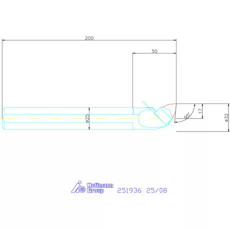 Garant Furatkés, acél 25/08 mm