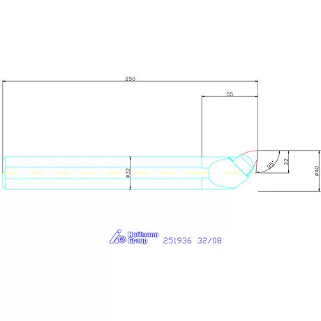 Garant Furatkés, acél 32/08 mm