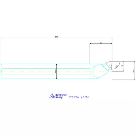 Garant Furatkés, acél 40/08 mm