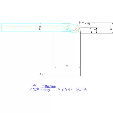 Garant Furatkés, acél 16/06 mm