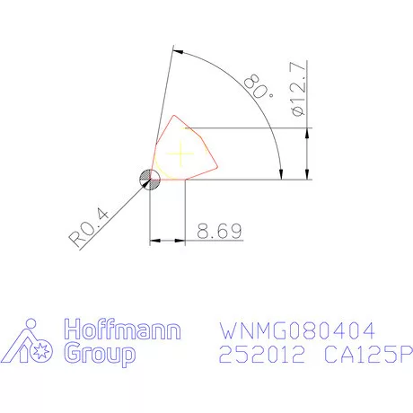 Kyocera WNMG 080404 CA125P