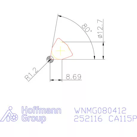 Kyocera WNMG 080412 CA115P
