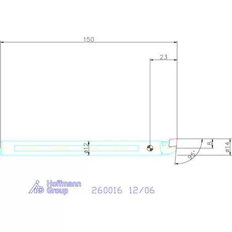 Garant Furatkés, keményfém 12/06 mm