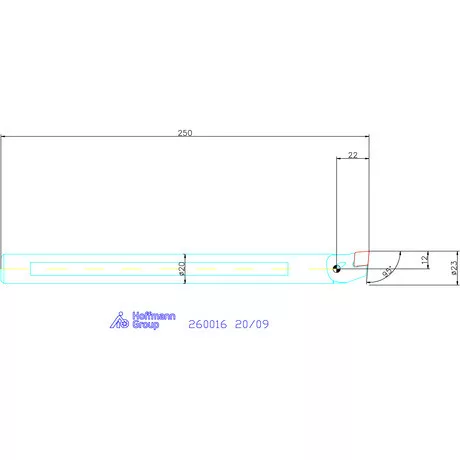 Garant Furatkés, keményfém 20/09 mm