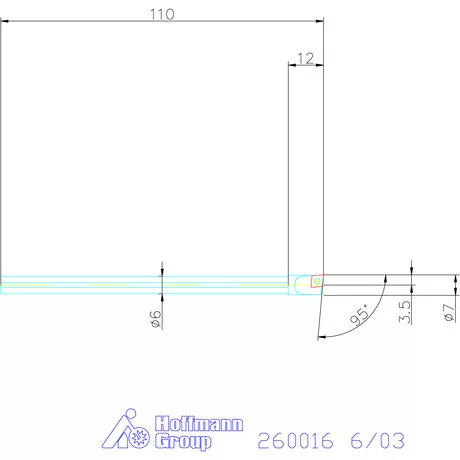 Garant Furatkés, keményfém 6/03 mm