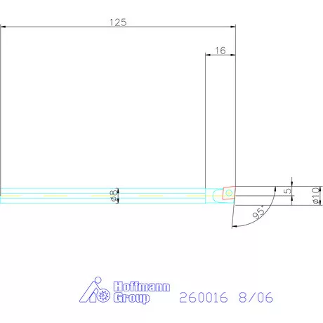 Garant Furatkés, keményfém 8/06 mm
