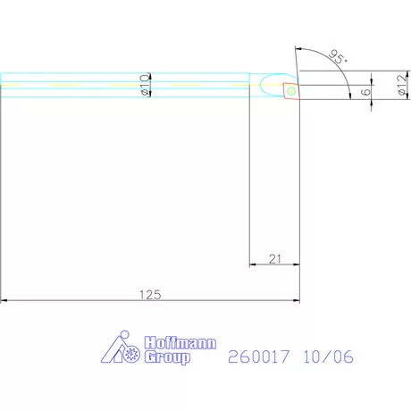 Garant Furatkés, keményfém 10/06 mm