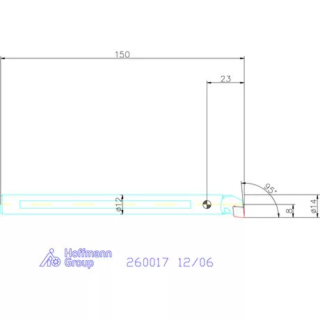 Garant Furatkés, keményfém 12/06 mm
