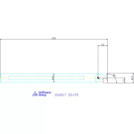 Garant Furatkés, keményfém 20/09 mm