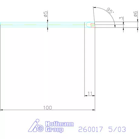 Garant Furatkés, keményfém 5/03 mm