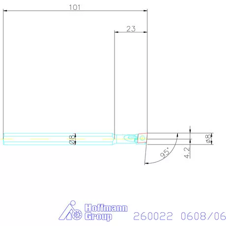Garant Furatkés HSS 0608/06 mm