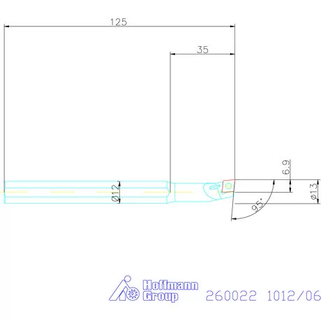 Garant Furatkés HSS 1012/06 mm