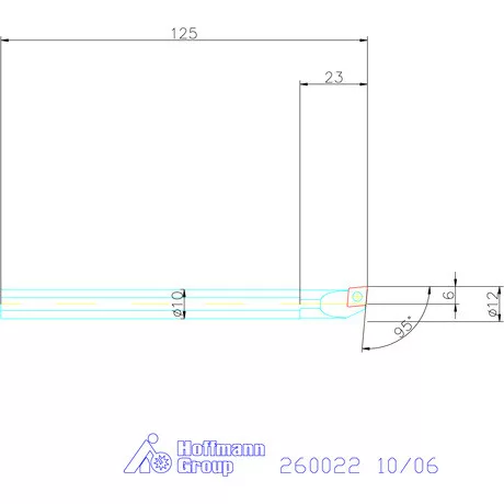 Garant Furatkés HSS 10/06 mm