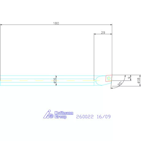 Garant Furatkés HSS 16/09 mm