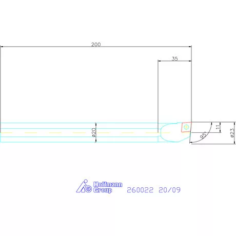 Garant Furatkés HSS 20/09 mm