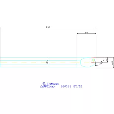 Garant Furatkés HSS 25/12 mm