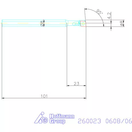 Garant Furatkés HSS 0608/06 mm