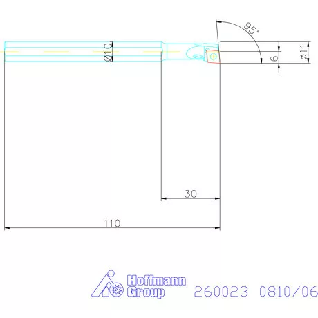 Garant Furatkés HSS 0810/06 mm