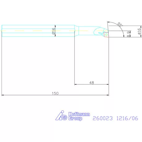 Garant Furatkés HSS 1216/06 mm