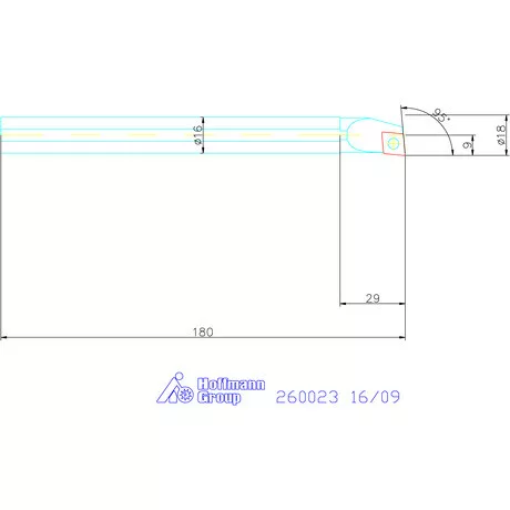 Garant Furatkés HSS 16/09 mm