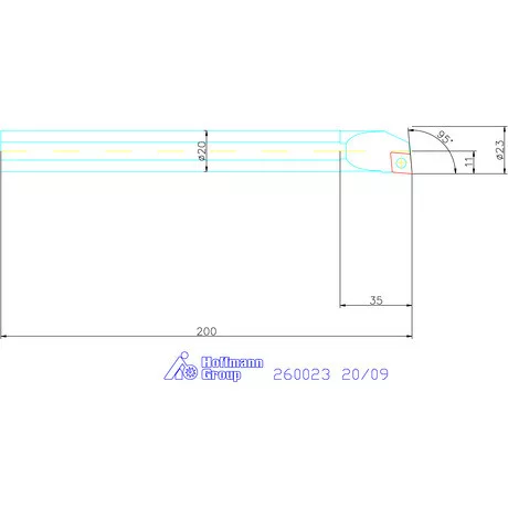 Garant Furatkés HSS 20/09 mm