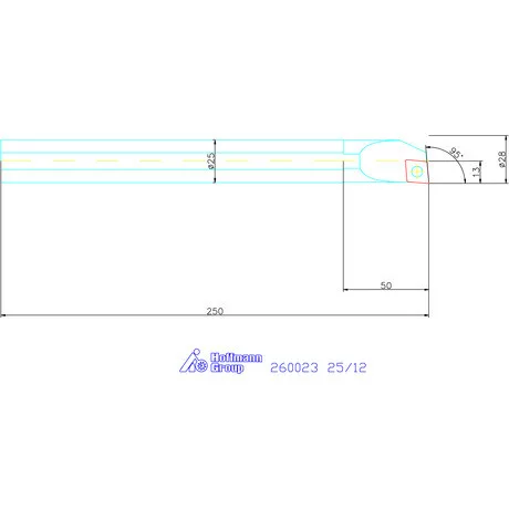 Garant Furatkés HSS 25/12 mm