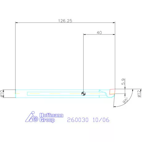 Garant Garant Master Turn furatkés, acél, spirális 10/06 mm