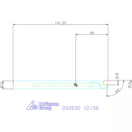 Garant Garant Master Turn furatkés, acél, spirális 12/06 mm