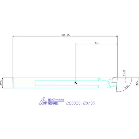 Garant Garant Master Turn furatkés, acél, spirális 20/09 mm