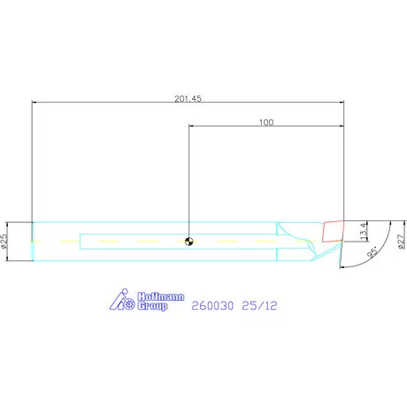 Garant Garant Master Turn furatkés, acél, spirális 25/12 mm