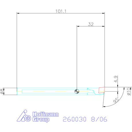 Garant Garant Master Turn furatkés, acél, spirális 8/06 mm