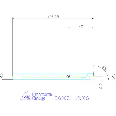 Garant Garant Master Turn furatkés, acél, spirális 10/06 mm