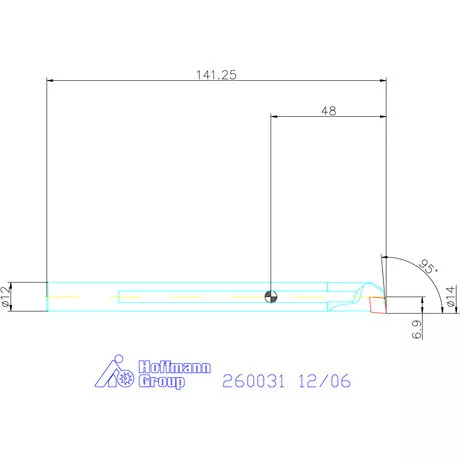Garant Garant Master Turn furatkés, acél, spirális 12/06 mm