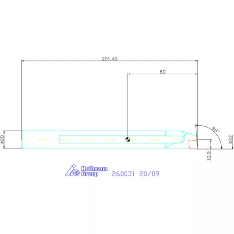 Garant Garant Master Turn furatkés, acél, spirális 20/09 mm