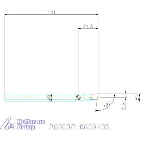 Garant Furatkés, acél 0608/06 mm