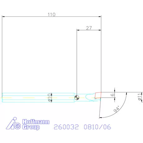 Garant Furatkés, acél 0810/06 mm