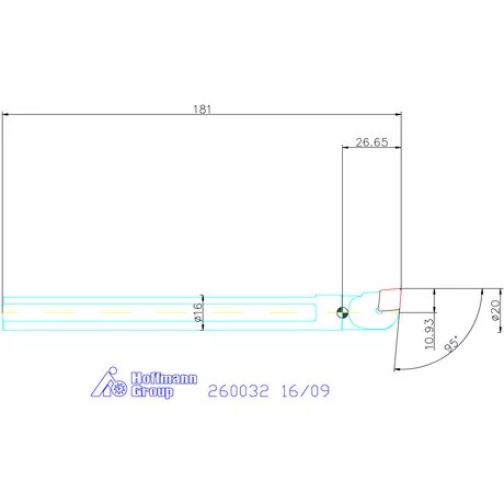 Garant Furatkés, acél 16/09 mm