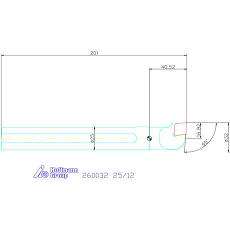 Garant Furatkés, acél 25/12 mm